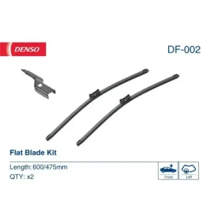 Ultima șansă Set Lamela stergator Denso Flat 600/475 mm