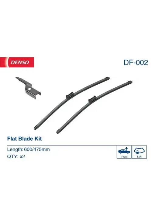 Ultima șansă Set Lamela stergator Denso Flat 600/475 mm