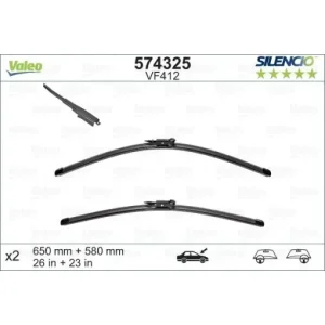 Doar azi Set lamela stergator Valeo Silencio FlatBlade OE 650/580 mm