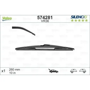 Stergator Valeo Silencio Performance 260mm Retur ușor