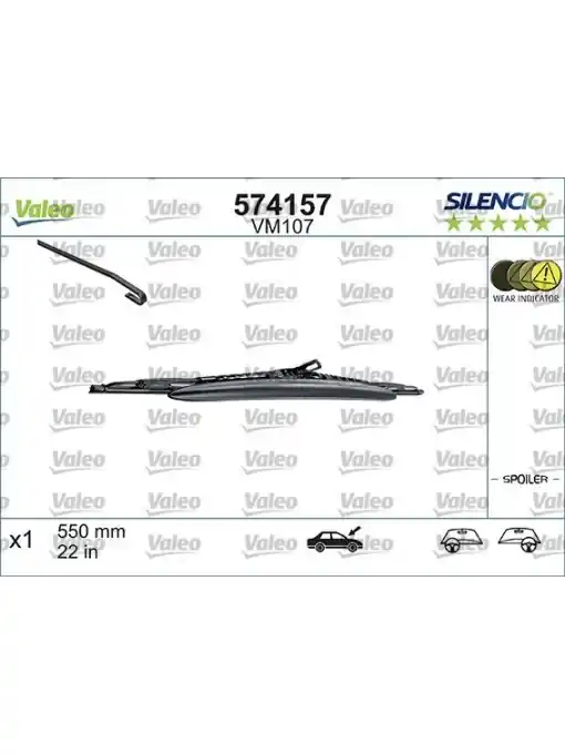 Stergator Valeo Silencio Performance 550mm Cel mai bun preț
