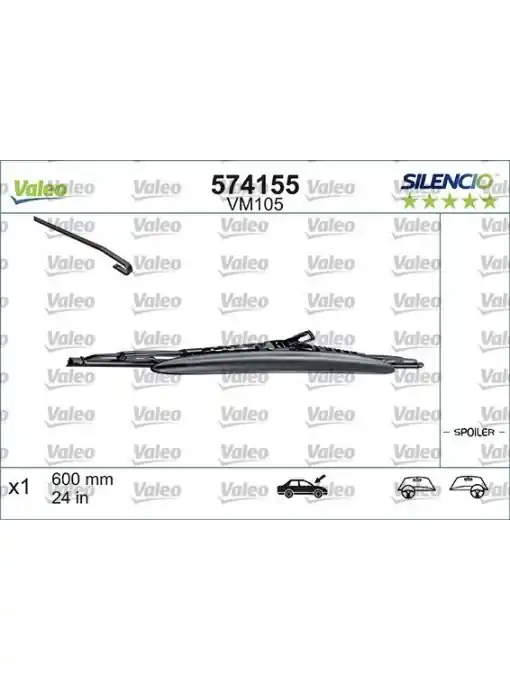 Preferatul clienților Stergator Valeo Silencio Performance 600mm