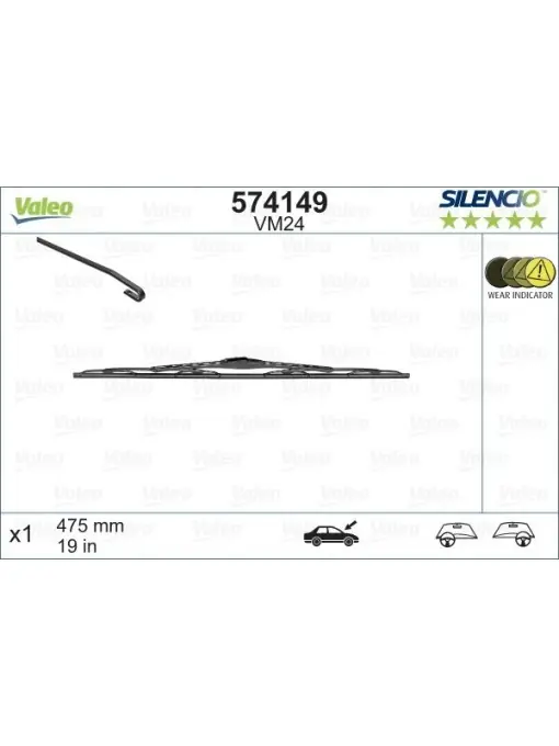 Vezi acum Stergator Valeo Silencio Performance 475mm