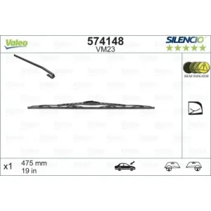 Livrare rapidă Stergator Valeo Silencio Performance 475mm