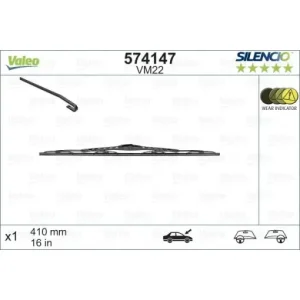 Livrare expres Stergator Valeo Silencio Performance 410mm