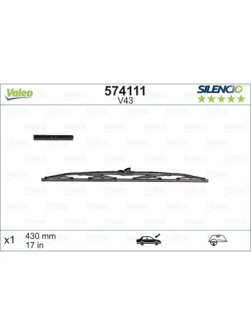 Stergator Valeo Silencio 430 mm Ultima șansă