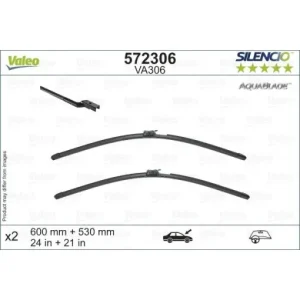 Set stergatoare Valeo Silencio AquaBlade 600/530 mm Noutate