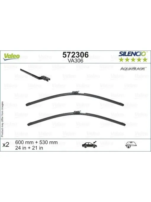 Set stergatoare Valeo Silencio AquaBlade 600/530 mm Noutate