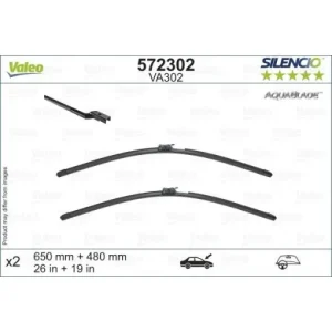 Expediere rapidă Set stergatoare Valeo Silencio AquaBlade 650/480 mm