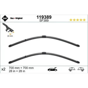 Set lamela stergator SWF Wiper FB OE LHD 700/700 mm Popular