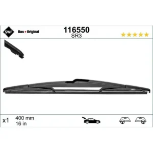 Lamela stergator spate SWF Wiper Rear LHD RHD 400 mm Noutate