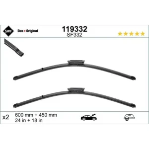 Preferatul clienților Set lamela stergator SWF Wiper FB OE LHD 600/450 mm