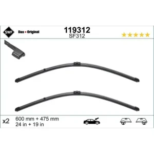 Set lamela stergator SWF Wiper FB OE LHD 600/475 mm Lichidare de stoc
