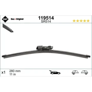 Livrare expres Lamela stergator spate SWF Wiper FB REAR LHD/RHD 280 mm