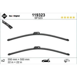 Nu rata Set lamela stergator SWF Wiper FB OE LHD 550/550 mm