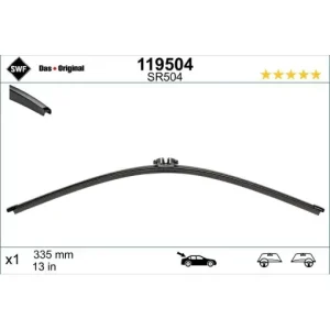 Lamela stergator spate SWF Wiper FB REAR LHD/RHD 335 mm Expediere rapidă