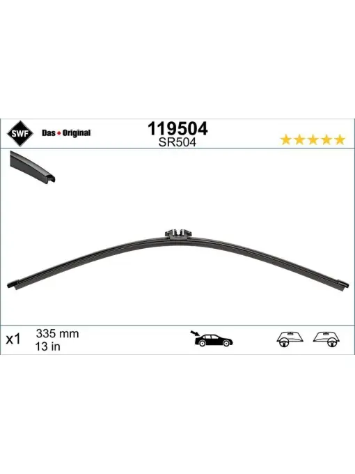 Lamela stergator spate SWF Wiper FB REAR LHD/RHD 335 mm Expediere rapidă