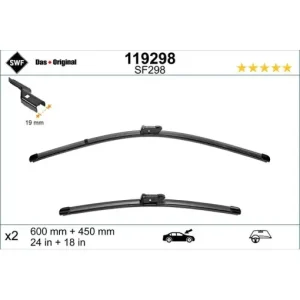 Set lamela stergator SWF Wiper FB OE LHD 600/450 mm Popular