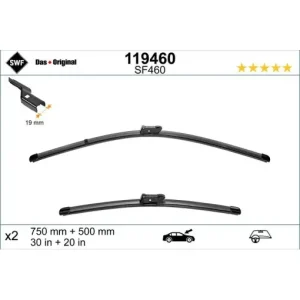 Set lamela stergator SWF Wiper FB OE LHD 750/500 mm Reduceri
