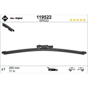 Lamela stergator spate SWF Wiper FB REAR LHD/RHD 280 mm Ieftin
