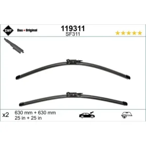 Set lamela stergator SWF Wiper FB OE LHD 630/630 mm Expediere rapidă