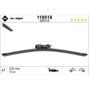 Lamela stergator spate SWF Wiper FB REAR LHD/RHD 335 mm Preț redus