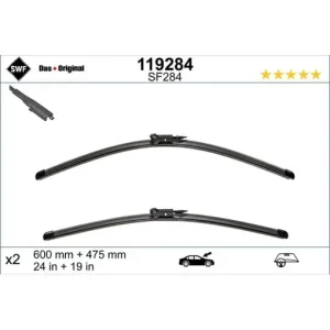 Retur ușor Set lamela stergator SWF Wiper FB OE LHD 600/475 mm