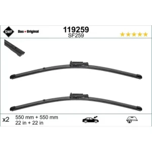 Ofertă exclusivă Set lamela stergator SWF Wiper FB OE LHD 550/550 mm