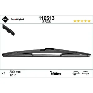 Lamela stergator spate SWF Wiper Rear LHD/RHD 300 mm Plată sigură