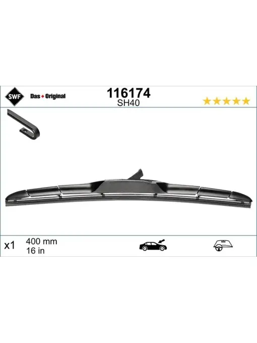 Lamela stergator SWF Wiper Hybrid LHD 400 mm Reducere extra