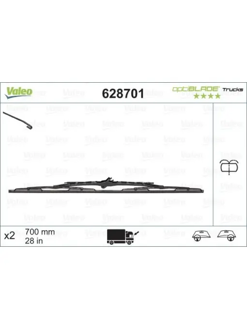 Chilipir Lamela stergator 700 mm