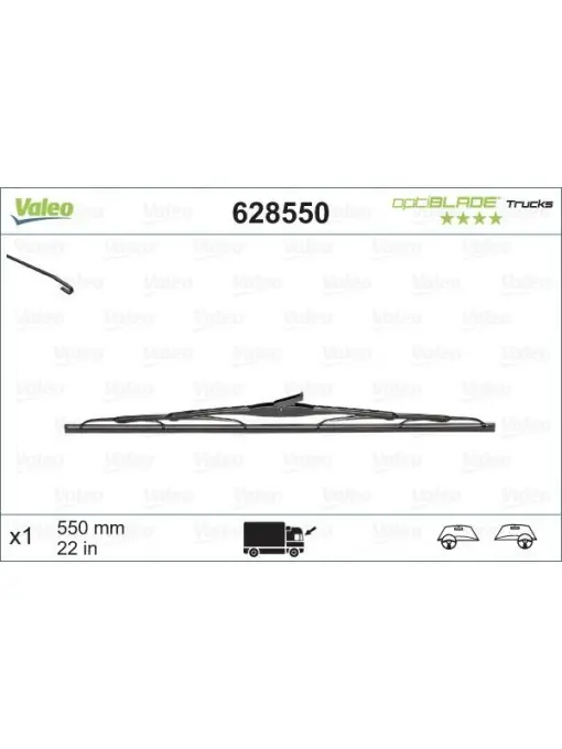 Lamela stergator 550 mm Lichidare de stoc