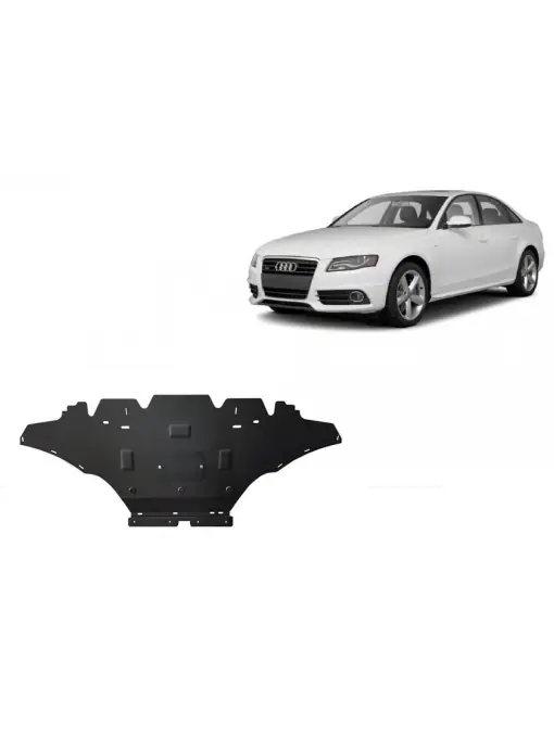 Ofertă de sezon Scut motor metalic pentru Audi A4 B8 - benzină ( 2008 - 2014 )