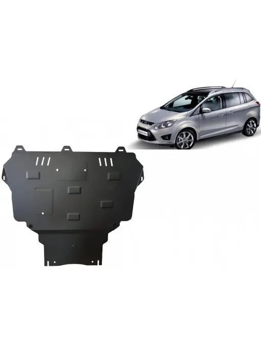 Scut motor metalic pentru Ford C - Max ( 2010 - 2019 ) Retur ușor