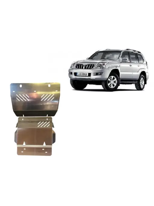 Cumpărături sigure Scut motor metalic pentru din aluminiu Toyota Land Cruiser J120 ( 2002 - 2009 )