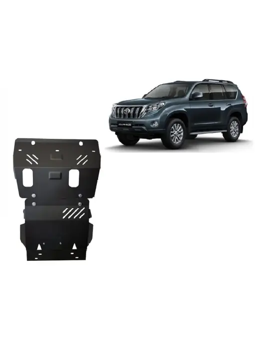 Scut motor metalic pentru Toyota Land Cruiser 150 ( 2009 - 2025 ) Preferatul clienților