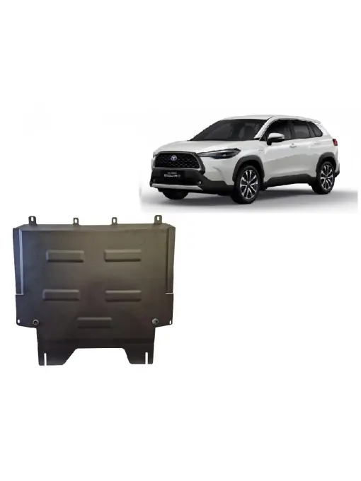 Cumpărături sigure Scut motor metalic pentru Toyota Corolla Cross ( 2022 - 2025 )