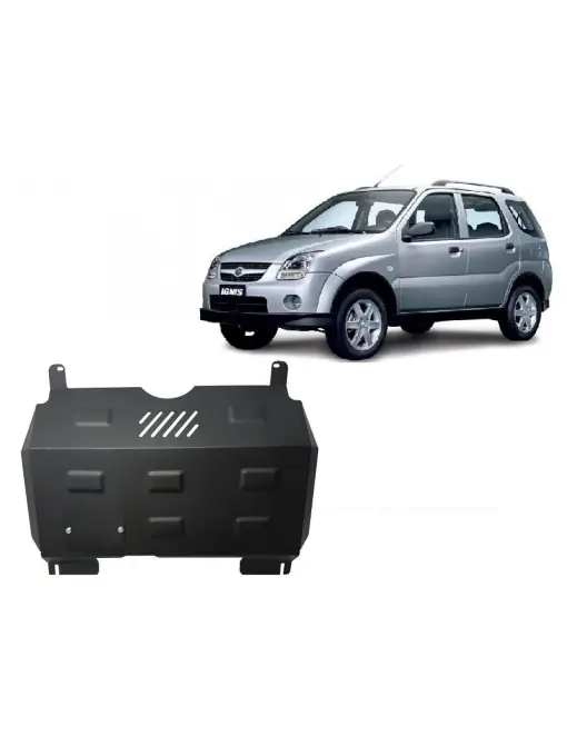 Disponibil imediat Scut motor metalic pentru și cutie de viteză Suzuki Ignis ( 2001 - 2016 )