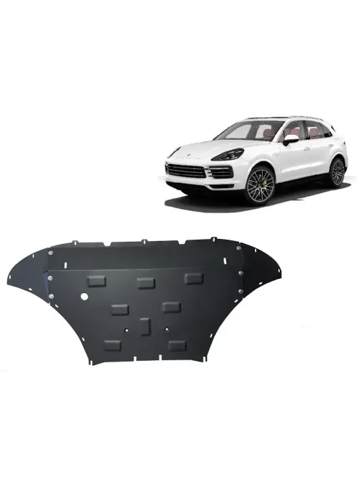 Ofertă limitată Scut motor metalic pentru Porsche Cayenne ( 2018 - 2025 )