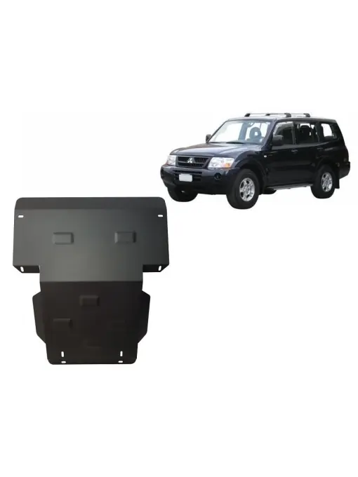 Cel mai vândut Scut motor metalic pentru și radiator Mitsubishi Pajero Sport 1 ( 1998 - 2007 )