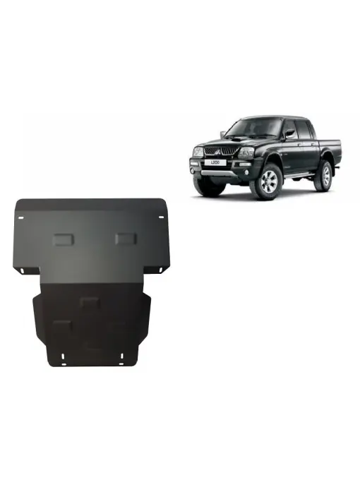 Ofertă limitată Scut motor metalic pentru Mitsubishi L200 ( 1998 - 2007 )