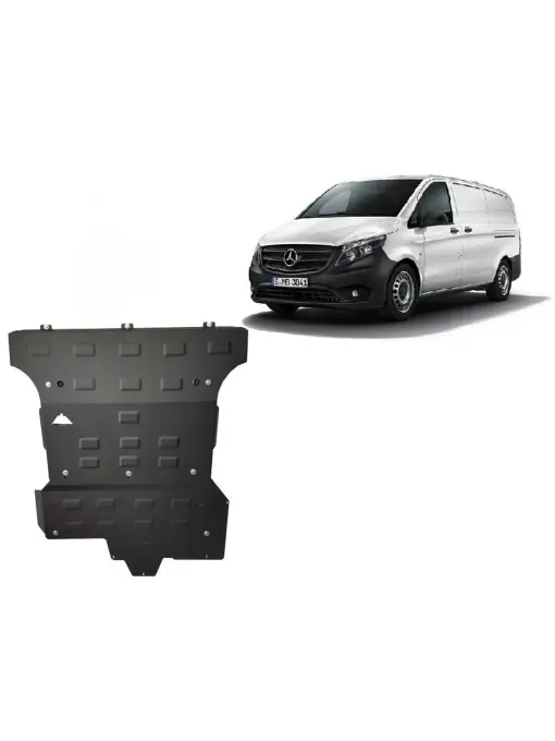 Retur gratuit Scut motor metalic pentru Mercedes Vito W447 - 2.2 D, 4x4 ( 2014 - 2020 )