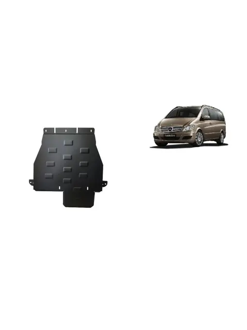 Noutate Scut metalic cutie de viteză și reductor Mercedes Viano W639, varianta 4x4 automată ( 2003 - 2014 )