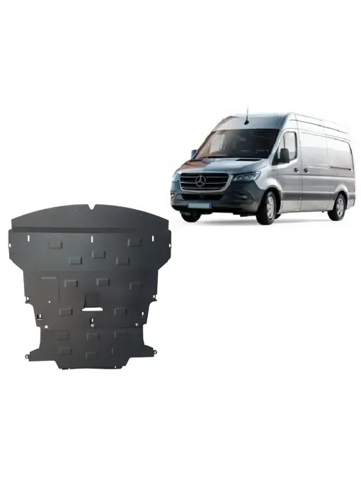 Noutate Scut motor metalic pentru Mercedes Sprinter-Tracțiune față ( 2018 - 2025 )