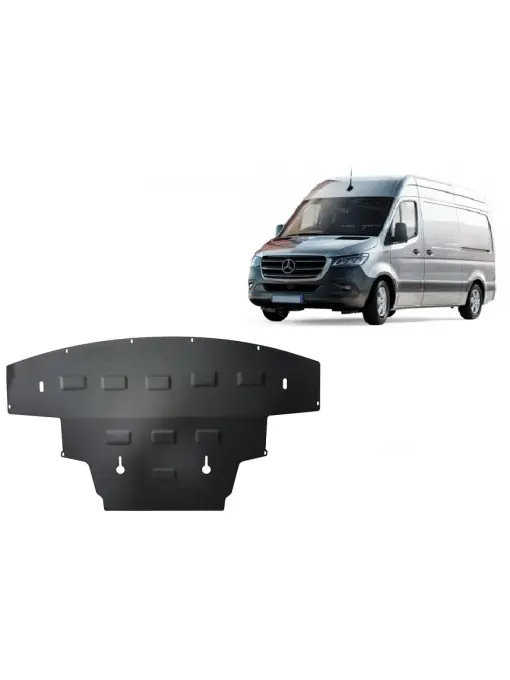 Scut motor metalic pentru Mercedes Sprinter-Tracțiune spate ( 2018 - 2025 ) Bestseller
