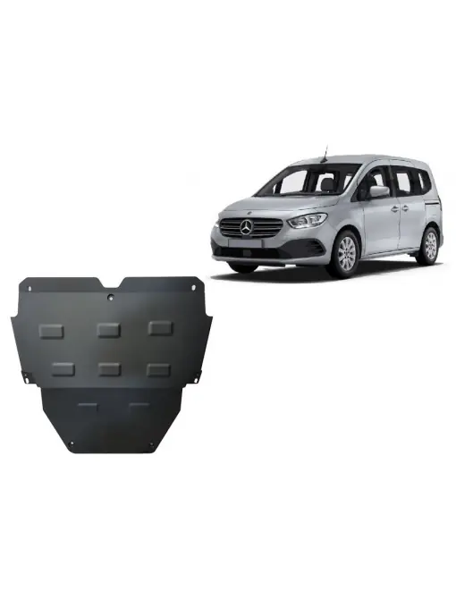 Livrare gratuită Scut motor metalic pentru Mercedes EQT ( 2023 - 2025 )