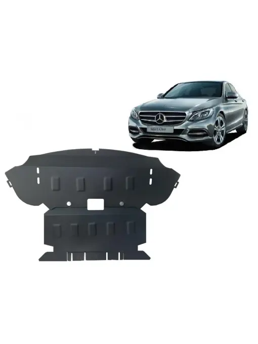 Scut motor metalic pentru Mercedes C-Class W205 4x4 ( 2014 - 2021 ) Lichidare de stoc