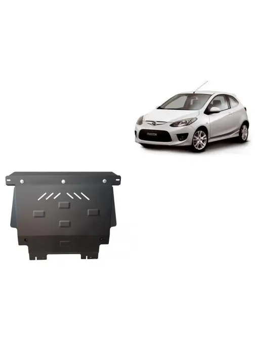 Ofertă de sezon Scut motor metalic pentru Mazda 2 ( 2008 - 2014 )