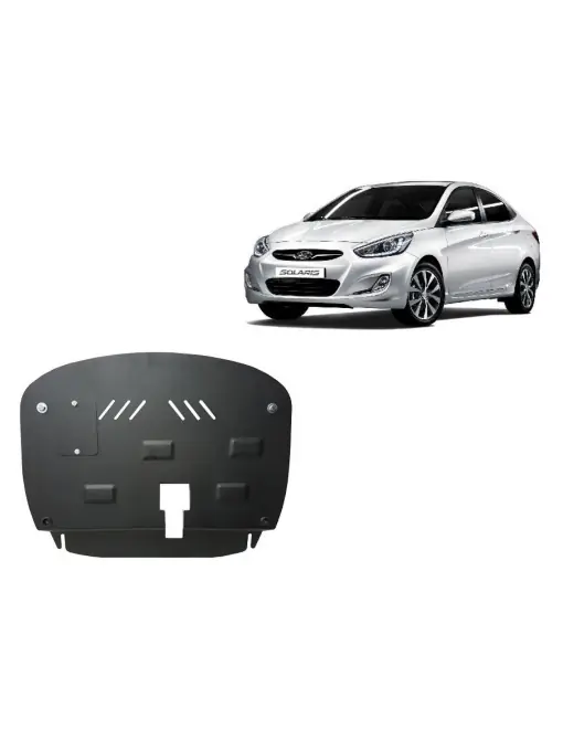 Scut motor metalic pentru Hyundai Solaris ( 2010 - 2018 ) Lichidare de stoc