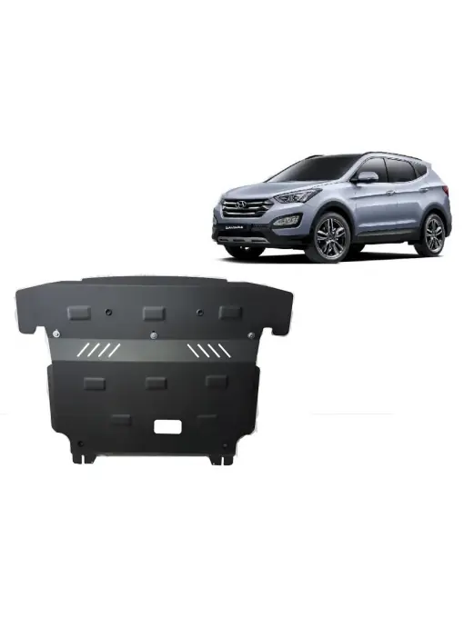 Retur gratuit Scut motor metalic pentru Hyundai Santa Fe ( 2012 - 2018 )